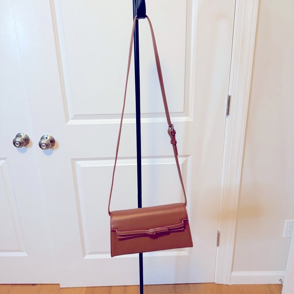NEW Bostanten Shoulder or Crossbody bag, vegan faux leather, brown, PRICE FIRM - Picture 7 of 9